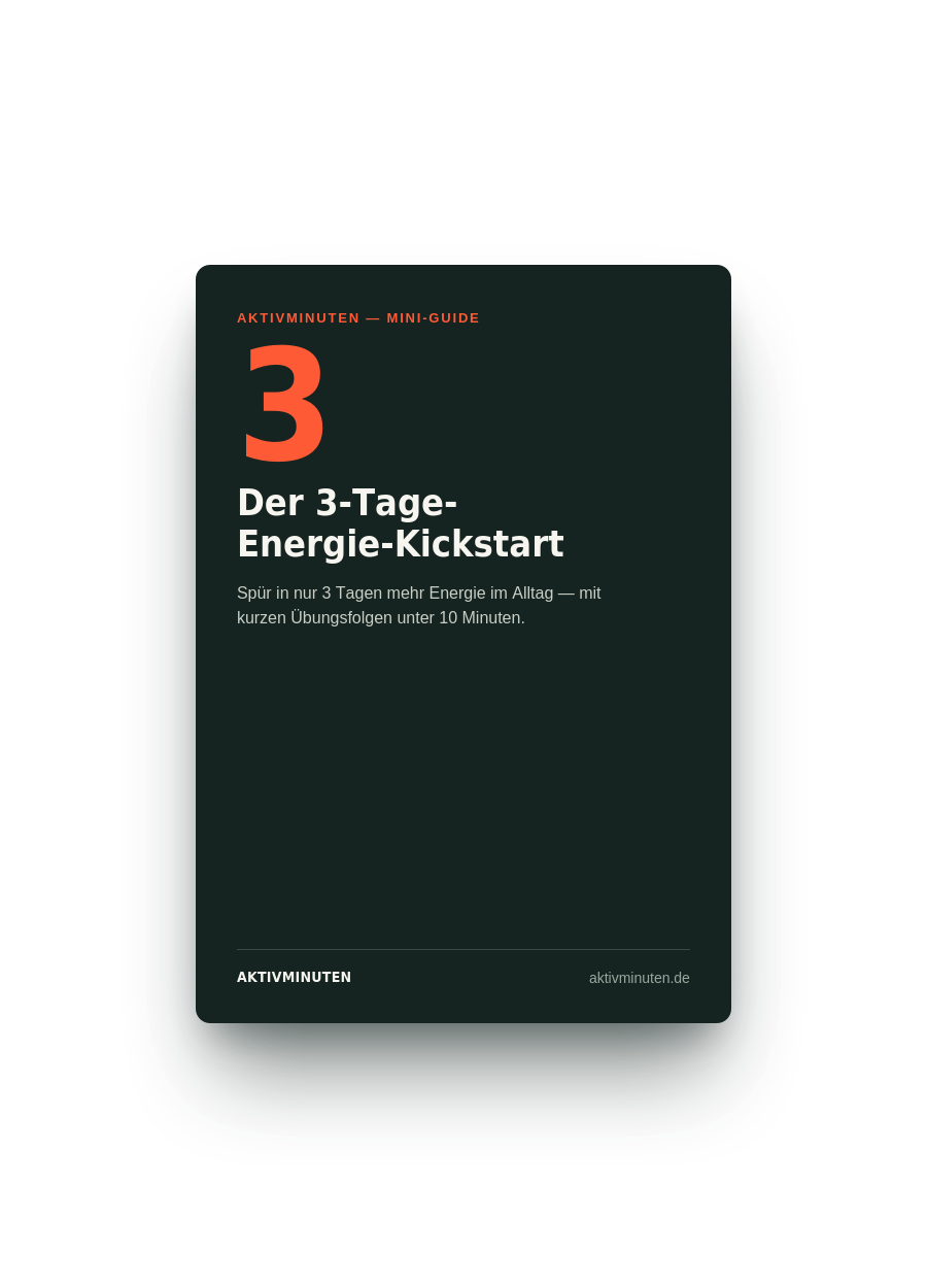 Der 3-Tage-Kickstart