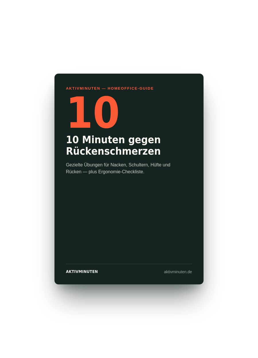 Homeoffice-Rückenprogramm