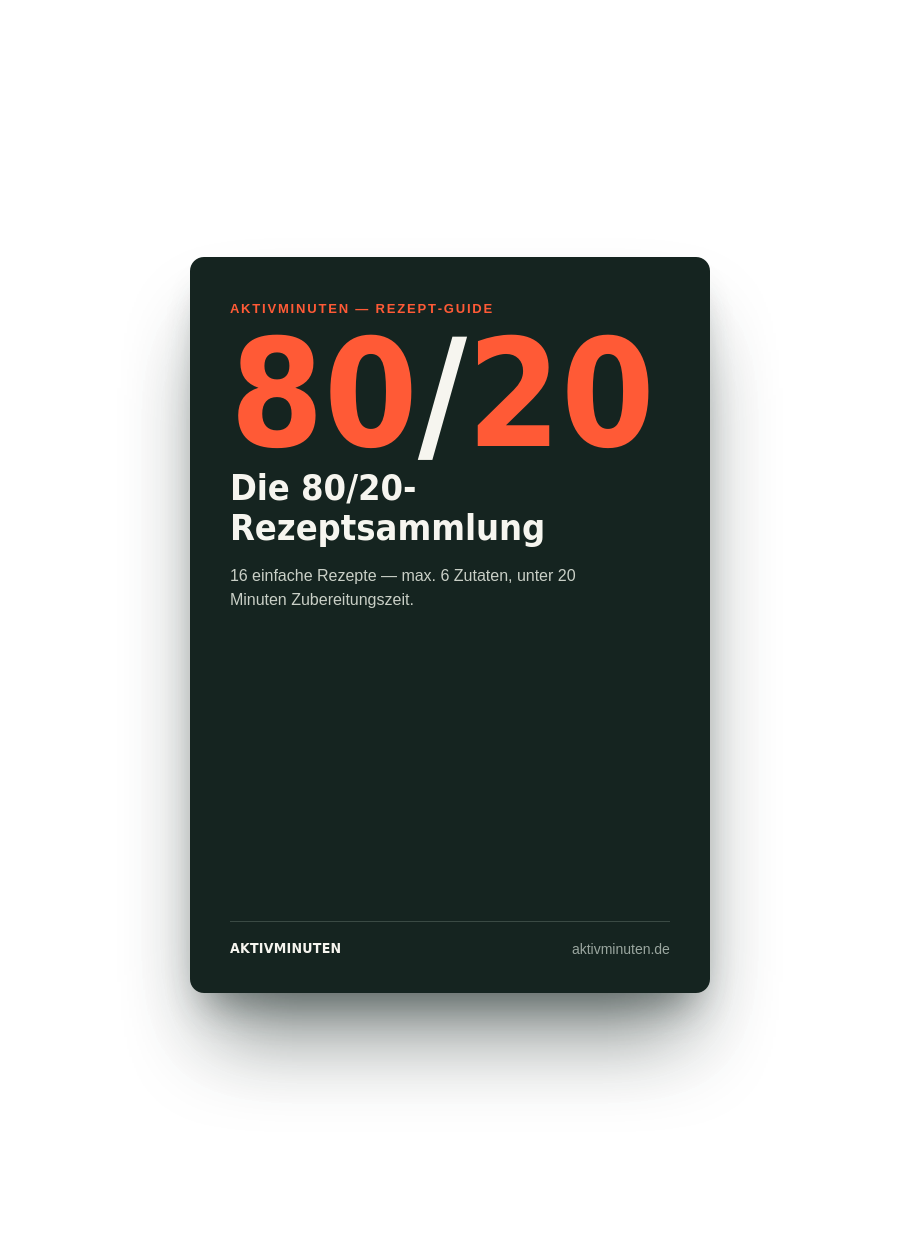 Die 80/20-Rezeptsammlung